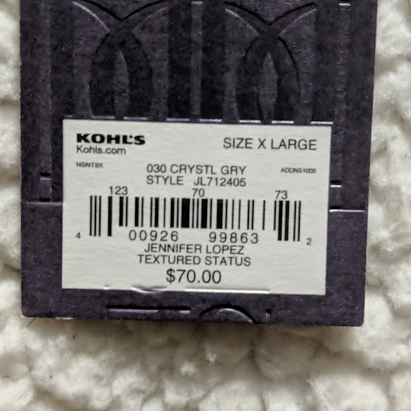 Jennifer Lopez textured status crystal gray - Picture 7 of 7
